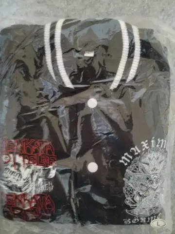 맥시멈 더 호르몬 바시티 자켓 화이트 새상품 L 사이즈