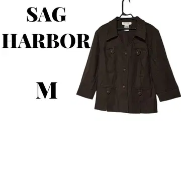 SAG HARBOR 브라운 테일러드 자켓 10P