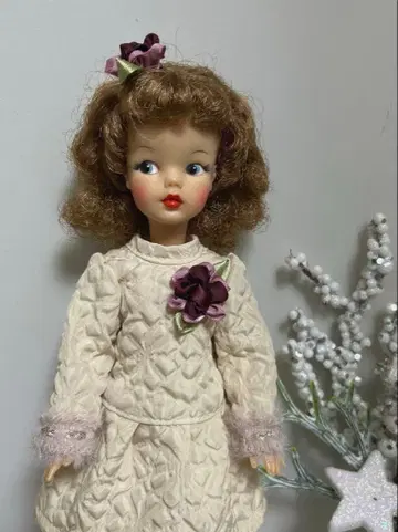 핸드메이드 태미 인형 사이즈 원피스 베이지