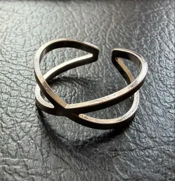 새상품 아쉬페프랑스 크로스오버 오픈 반지 15호