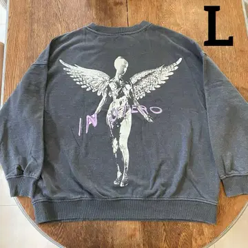 H&M 너바나 맨투맨 L 인 유 테로 그런지 밴드 티셔츠