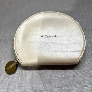 다코타 체르키오 라운드 이단 접이식 지갑 아이보리