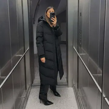 ZARA 롱 다운 코트 새상품
