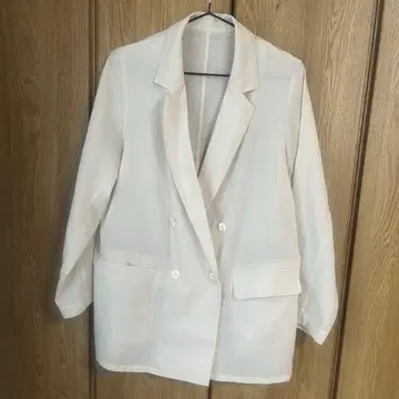 Loungedress 린넨라이크 시어 자켓