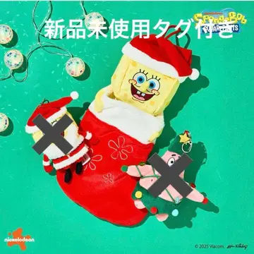 SpongeBob SquarePants 스펀지 밥 크리스마스 삭스
