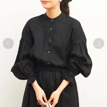 fig London daily LINEN 블라우스