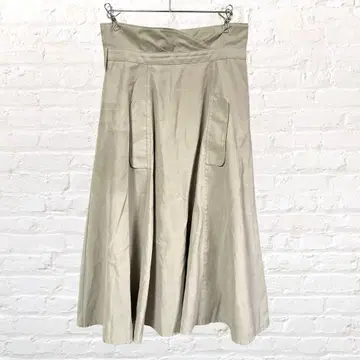 11990 JILLSTUART 질스튜어트 플레어 스커트 베이지 XS