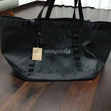 patagonia 블랙 토트백