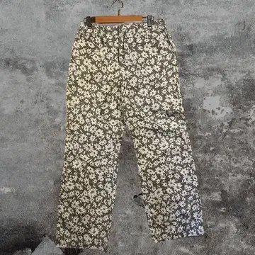 구제 의류 팬츠 롱 바지 옅은 그린 남성용 여성용 봄 여름 가을 겨울