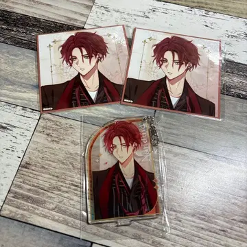 꽃미소 짓는 그와 마루쿠지 미나미 아마야 브로마이드 아크릴 스탠드 키링