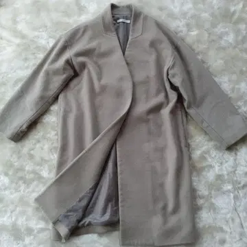 저널 스탠다드 레리움 relume 노카라 코트 울 혼방