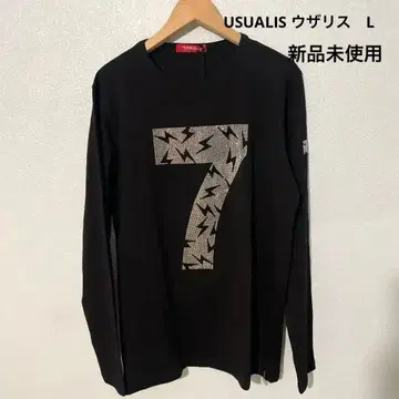 당일 발송 USUALIS 우자리수 21,000엔 미사용 새상품 블랙 롱T
