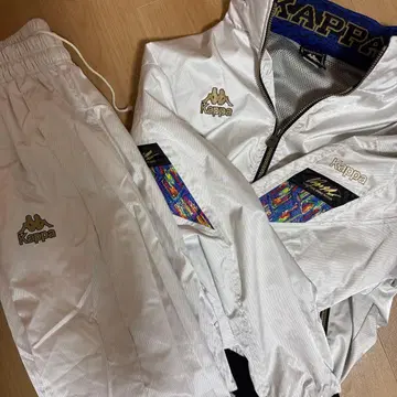 Kappa 나일론 자켓 실버 셋업