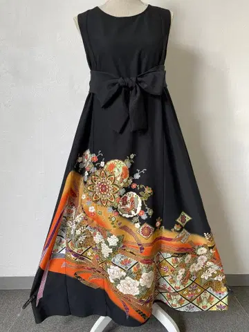 3216 기모노 전통 예복 기모노 리메이크 드레스 원피스