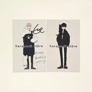 하라페코 상점 Eve 샵 카드 2장 세트 사인 포함