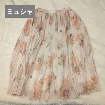 TOCCA 플라워 프린트 플레어 스커트 사이즈 0