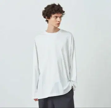 Suvin60/2 오버사이즈 롱슬리브 티셔츠