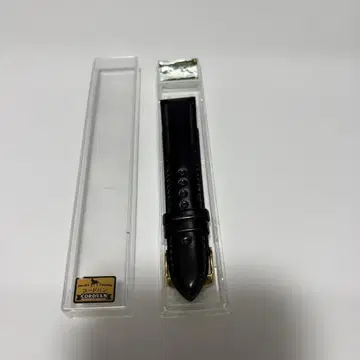 ELCE 코도반 블랙 시계 밴드 20mm 20-18 미사용품입니다.