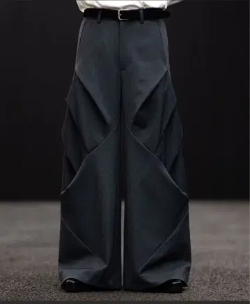 [ CLEL ] 프라임 TR 3D 턱 팬츠 블루 계열