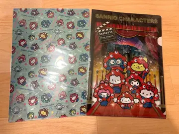 박람회 먁먁 EXPO 2025 산리오 클리어 파일 2장 세트