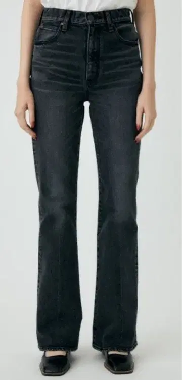 moussy 플레어 데님 24inch