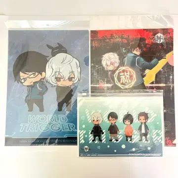 월드 트리거 클리어 파일 플랫 클리어 케이스 세트