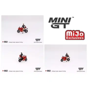 두카티 파니갈레 V4 S 위드 두카티 걸 피규어