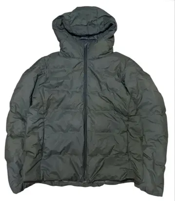 UNIQLO 유니클로 심리스 다운 파카 후디 올리브