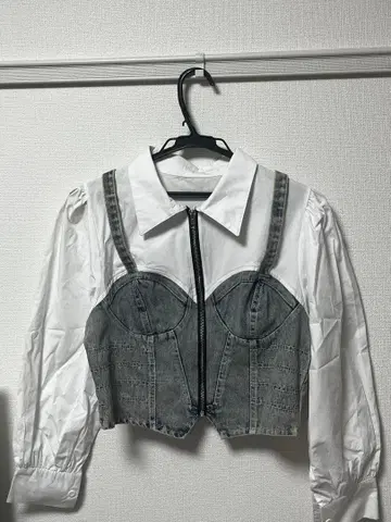 데님 셔츠 여성용 긴팔