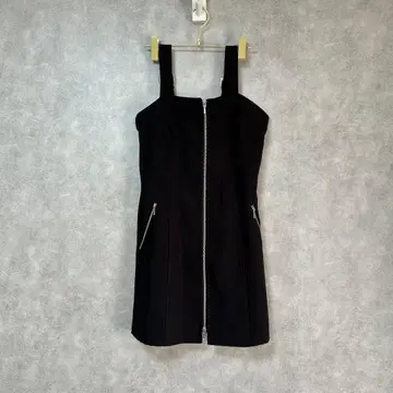 MERCURYDUO 머큐리 듀오 블랙 슬리브리스 미니 원피스