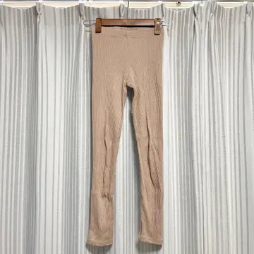 레깅스 스패츠 스키니 팬츠 데님 이너 니트 브라운