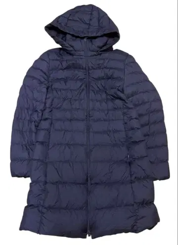 UNIQLO 유니클로 울트라 라이트 다운 후디드 코트 네이비