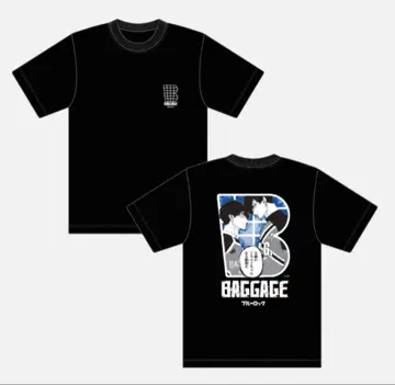 블루 록 이세탄  BAGGAGE T셔츠 L사이즈 블랙