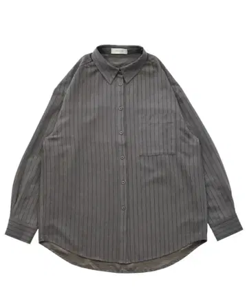 select moca 피치 스킨 스트라이프 오버 셔츠
