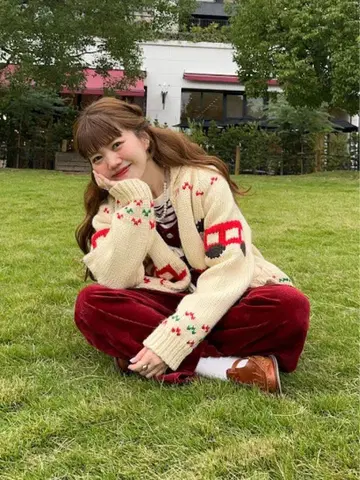 LAUIR 리본 디자인 코듀로이 살로펫