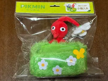 피크민 봉제 인형 소품함 빨간 피크민