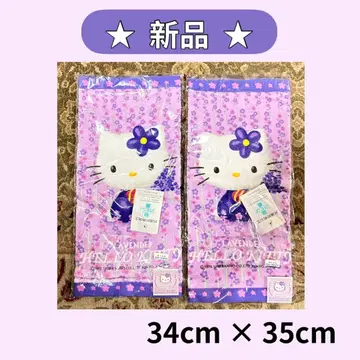 [ 새상품 ] 헬로키티 핸드 타월 라벤더 산리오 굿즈 캐릭터