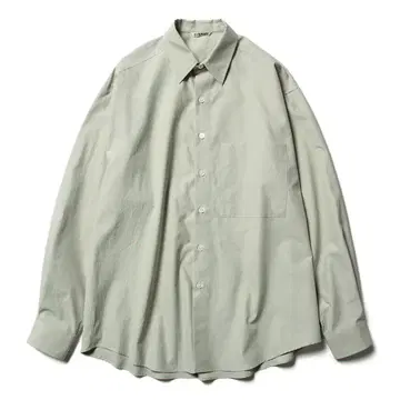 AURALEE WASHED FINX TWILL BIG SHIRTS