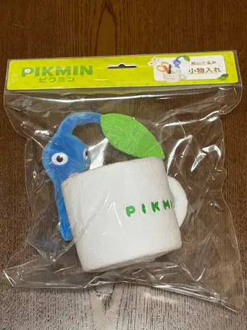 피크민 봉제 인형 소품함 파랑 피크민