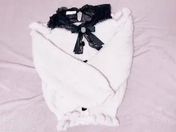 LIZLISA 레이어드 어깨 트임 니트 핑크