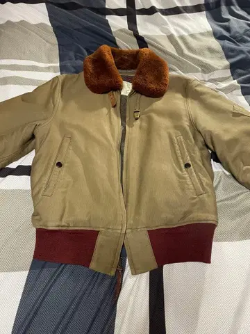 레어 Buzz Rickson's 빨간색 리브 B-15