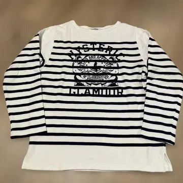 HYSTERIC GLAMOUR 스트라이프 긴팔 티셔츠 L