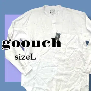 [ 새상품 ] goouch 100% 린넨 화이트 긴팔 셔츠 L 사이즈