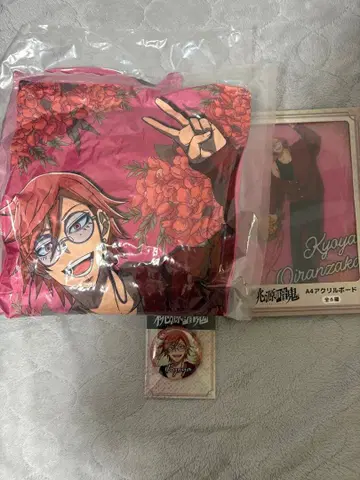 GIGO 도겐안키 오이란자카 쿄야 롱 쿠션 A4 아크릴 보드 캔뱃지