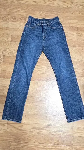 Levi's 스트레이트 데님 다크 블루