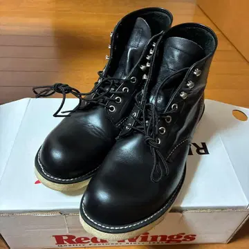 부츠 레드윙 REDWING 6인치 클래식 라운드 블랙 8165