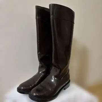 ZARA 다크 브라운 롱 부츠