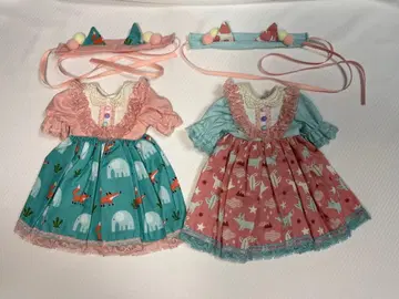 1/4 인형 ChicaBi Mini41 원피스 핑크/민트