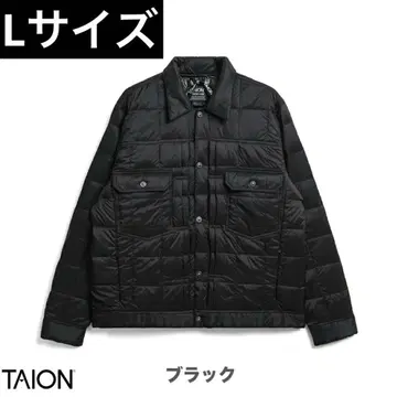 TAION 베이직 G 다운 자켓 블랙 L 사이즈