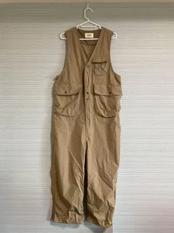 BEAMS BOY 코튼 웨더 헌팅 베스트 올인원 사이즈 1